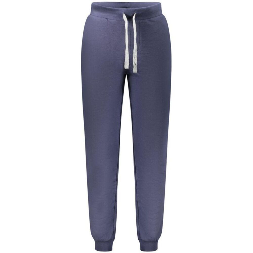 North Sails Cotton Joggers Drawstring Waist Men Blue Bottoms